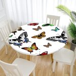 Sjzg - nappes rondes 70 cm, exterieur nappe de table de jardin avec bord elastique, imprimé nappes anti ... Sjzg - nappes rondes 70 cm, exterieur nappe de table de jardin avec bord elastique, imprimé nappes anti ...