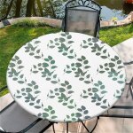 Sjzg - nappe ronde d'extrieur avec bande elastique Ø 52in(130cm) nappe de jardin elastique avec motif ...