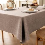 Sjzg - nappe de table 140 x 200 cm - imperm�able et lavable - en lin - lavable - r�sistante - pour l'ext�rieur ...