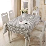 Sjzg - nappes table rectangle 140 w x 220 l cm, nappe table jardin gris motif triangulaire coton nappe ... Sjzg - nappes table rectangle 140 w x 220 l cm, nappe table jardin gris motif triangulaire coton nappe ...