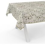 Sjzg - nappe en toile cire - lavable, impermable - pour table de jardin - 200 x 140 cm - avec ourlet ...