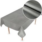 Sjzg - nappe en toile cirée lavable, rectangulaire, ronde, ovale, gaufrée, pour table de jardin, elégance, ... Sjzg - nappe en toile cirée lavable, rectangulaire, ronde, ovale, gaufrée, pour table de jardin, elégance, ...