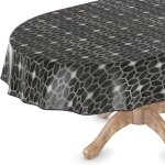 Sjzg - nappe en toile cire lavable - rectangulaire - ronde - ovale - pour table de jardin - motif : ...