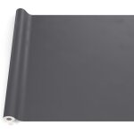 Sjzg - nappe en toile cirée, lavable, pour table de jardin, extérieur et intérieur, bord coupé, anthracite, ... Sjzg - nappe en toile cirée, lavable, pour table de jardin, extérieur et intérieur, bord coupé, anthracite, ...