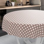 Sjzg - nappe en toile cirée, lavable, pour table de jardin, extérieur et intérieur, ronde, bord coupé, ... Sjzg - nappe en toile cirée, lavable, pour table de jardin, extérieur et intérieur, ronde, bord coupé, ...