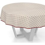 Sjzg - nappe en toile cirée lavable, pour table de jardin, de forme ronde, ovale ou rectangulaire, ronde, ... Sjzg - nappe en toile cirée lavable, pour table de jardin, de forme ronde, ovale ou rectangulaire, ronde, ...