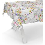 Sjzg - nappe en toile cire lavable, pour table de jardin, de forme ronde, ovale ou rectangulaire, 220 ...