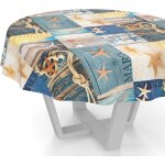 Sjzg - nappe en toile cirée - lavable, pour table de jardin, de forme ronde, ovale ou rectangulaire, ... Sjzg - nappe en toile cirée - lavable, pour table de jardin, de forme ronde, ovale ou rectangulaire, ...