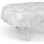Sjzg - nappe en toile cirée lavable, pour table de jardin, de forme ronde, ovale ou rectangulaire, ovale, ... Sjzg - nappe en toile cirée lavable, pour table de jardin, de forme ronde, ovale ou rectangulaire, ovale, ...