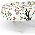 Sjzg - nappe en toile cirée lavable, pour table de jardin, de forme ronde, ovale ou rectangulaire, ovale, ... Sjzg - nappe en toile cirée lavable, pour table de jardin, de forme ronde, ovale ou rectangulaire, ovale, ...