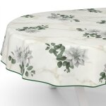 Sjzg - nappe en toile cirée lavable, pour table de jardin, motif fleurs marbrées, ovale, 200 x 140 cm, ... Sjzg - nappe en toile cirée lavable, pour table de jardin, motif fleurs marbrées, ovale, 200 x 140 cm, ...