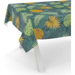 Sjzg - nappe en toile cir�e lavable, pour table de jardin, ronde, ovale ou rectangulaire, 120 x 140 cm, ...