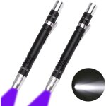 Sjzg - torche a lumière noire uv torche led 2 - en - 1 avec lumière violette et blanche 395nm détecteur ... Sjzg - torche a lumière noire uv torche led 2 - en - 1 avec lumière violette et blanche 395nm détecteur ...
