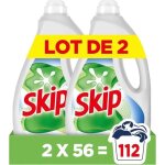 Skip lessive liquide fracheur intense 2x56 lavages