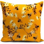 Slep - housse coussin exterieur 40x40 abeille decoration cousin salon de jardin exterieur canap abeille ...