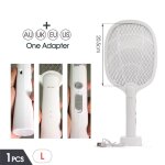 Smart - raquette anti - moustiques pliable, pige  insectes, maille de scurit  3 couches, contre ...