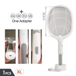Smart - raquette anti - moustiques pliable, pige  insectes, maille de scurit  3 couches, contre ...