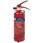 Smartwares fex - 15112 extincteur  poudre sche, poudre chimique sche, a, b, c, a la main, 1 kg, acier, ...