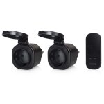 Smartwares set de mini interrupteur d'ext�rieur 7, 2x7, 6x1, 4 cm noir