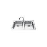 Smeg sp792 - 2 �vier evier encastr� rectangulaire acier inoxydable