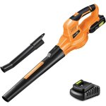 Snapfresh souffleur batterie souffleurs de feuilles 20v souffleur  feuilles sans fil avec batterie et ...