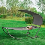 Sobuy® ogs44 - dg transat de jardin transat a bascule avec pare - soleil et 2 roulettes chaise longue ... Sobuy® ogs44 - dg transat de jardin transat a bascule avec pare - soleil et 2 roulettes chaise longue ...