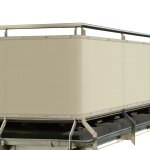 Sol royal brise vue pour balcon solvision pb2 pes 300x90cm Sol royal brise vue pour balcon solvision pb2 pes 300x90cm