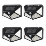 Solaire lampe murale extrieure eclairage escalier step light impermable  l'eau plastique noir & blanc ...