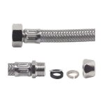 Somatherm flexible en inox acs dn8 - dbit standard - l 30cm - raccord bicone pour tube cuivre Ø 10 ...