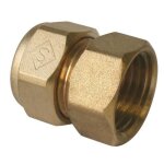 Somatherm raccord femelle a compression per droit - o per 25 - o taraudage 1