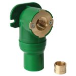 Somatherm raccord a glissement per pour sortie de cloison a encastrer � 16