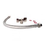 Somatherm for you ayor kit de raccordement wc flexible + robinet toilette bain maison plomberie bricollage ...