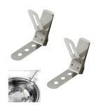 Sonde température support thermomètre pince - clip accessoire en acier inoxydable avec 3 trous fixe mesurer ... Sonde température support thermomètre pince - clip accessoire en acier inoxydable avec 3 trous fixe mesurer ...