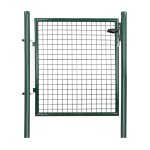 Songmics portillon de jardin avec serrure vert 87 x 100 cm (colonnes lat�rales non incluses), grille ...