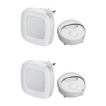 Sonnette de porte carillon sans fil electrique etanche à 300 mètres de portée (blanc) récepteur secteur ... Sonnette de porte carillon sans fil electrique etanche à 300 mètres de portée (blanc) récepteur secteur ...