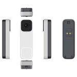 Sonnette vid�o intelligente - woox - r4331 - vision nocturne - full hd - sans fil