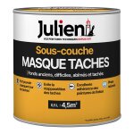 Sous - couche masque taches pour murs et plafonds toutes pi�ces julien mat blanc 0, 5l