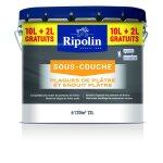 Sous - couche plaque de plâtre ripolin mat blanc 12l Sous - couche plaque de plâtre ripolin mat blanc 12l