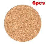 Sous - verres modernes simples de 9cm, 6 pices, tapis de tasse a boisson, caf en lige, napperons ronds, ...