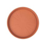 Soucoupe - plateau elho soucoupe - planttaxi universel 40cm terre cuite - 39. 5 x 39. 5 x 5. 1 cm