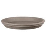 Soucoupe terre cuite graphite �27 cm