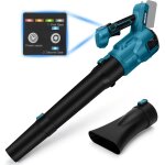 Souffleur batterie compatible avec makita 18v, 240 km / h souffleur de feuilles sans fil, souffleur lectrique ...