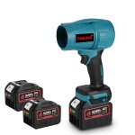 Souffleur de feuilles sans fil 28000rpm, 576km / h aspirateur souffleur batterie, avec 2 x batteries ... Souffleur de feuilles sans fil 28000rpm, 576km / h aspirateur souffleur batterie, avec 2 x batteries ...