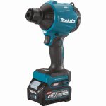 Souffleur � poussi�re sans fil 40v max xgt - makita - avec 1 batterie 40v 2. 0ah - chargeur - sac - as001ga101 ...