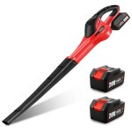 Souffleur sans fil 20 v, batterie 3, 0 ah, 1 chargeur, compatible avec les batteries makita