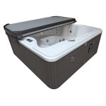 Spa  cuba  6 places - cuve blanc - systme balboa + bluetooth intgr - 220x210x80cm