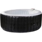 Spa gonflable 6 personnes rond ospazia - jusqu'� 40c - pr�t en 5 minutes - couverture et filtre inclus ...