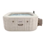 Spa gonflable purespa chevron carr� bulles 4 places - intex