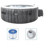 Spa de nage intex pvc stratifi 196 cm