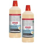 Spado lot de 2 flacons 1 litre savon noir à l'huile de lin - dégraisse, nourrit et brille Spado lot de 2 flacons 1 litre savon noir à l'huile de lin - dégraisse, nourrit et brille